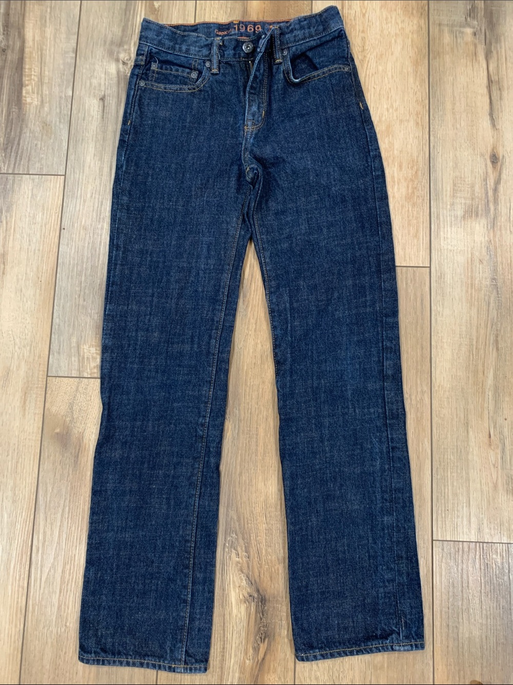 GAP Dark Blue Kids Straight-Leg Jeans